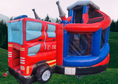 Hüpfburg "Feuerwehr" mieten – für Kinderfeste und Feuerwehrpartys