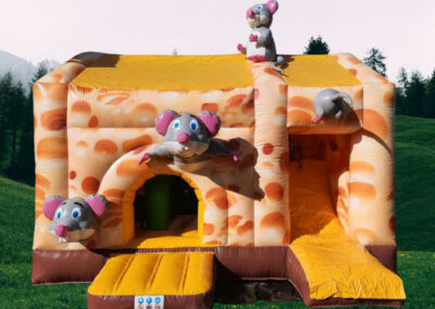 Hüpfburg "Maus" mieten – für Einschulungen und kleine Feste